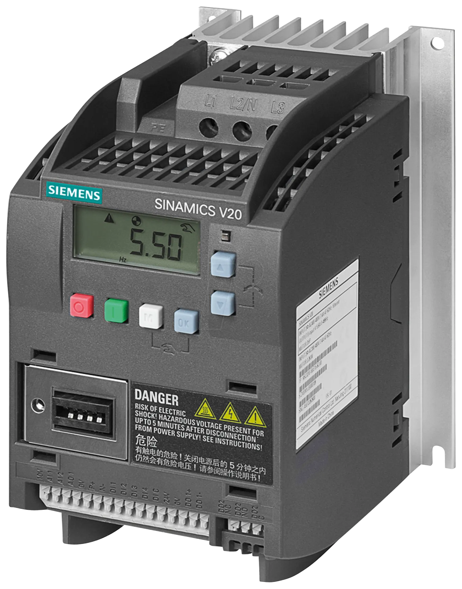 Variador de velocidad Sinamics V20